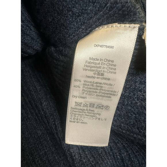 Madewell Blue Turtleneck Sweater - Picture 9 of 9